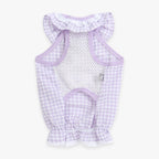 camiseta vestido con volantes perro pequeño